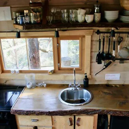 Tretopphytter Pa Grensen - Elghytta Med Robat Og Gjeddefiske