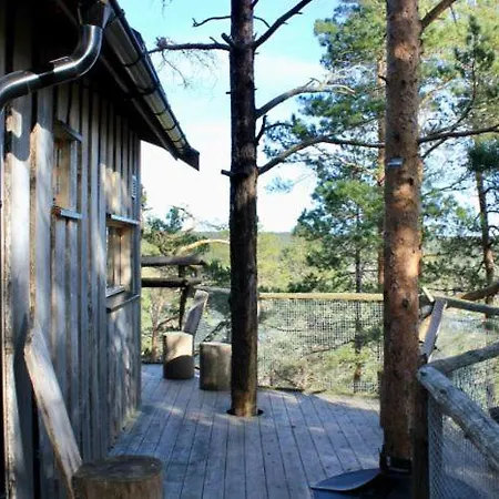 Tretopphytter Pa Grensen - Elghytta Med Robat Og Gjeddefiske Chalet