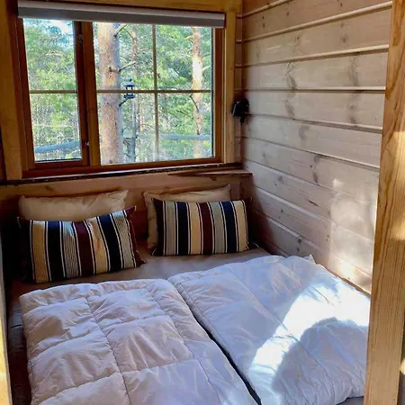 Tretopphytter Pa Grensen - Elghytta Med Robat Og Gjeddefiske