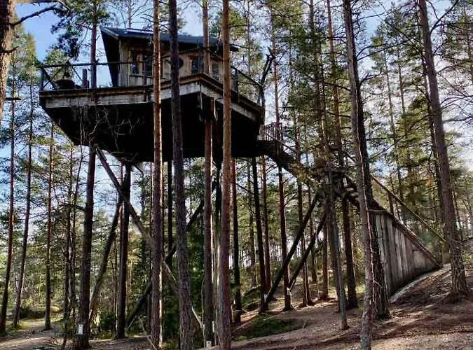 Tretopphytter Pa Grensen - Elghytta Med Robat Og Gjeddefiske 샬레 할렌